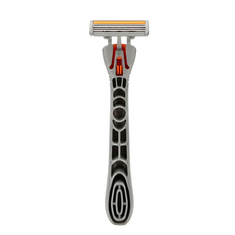 Triple Blade Mens Shaving Razor Cartridge - 3 Blade System, Stainless Steel Blades