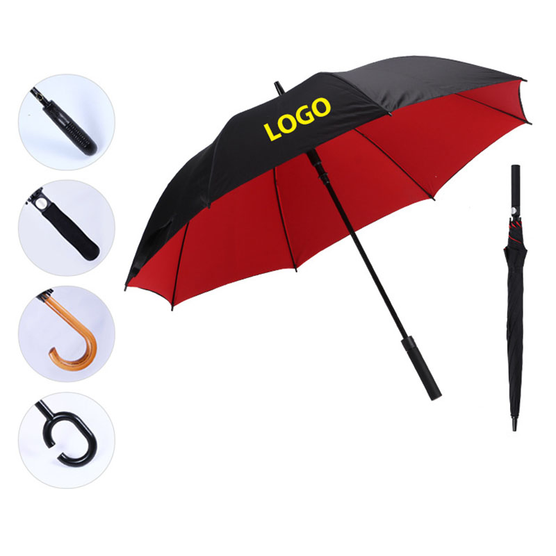 Wholesale Promotional Custom Logo Full Automatic Advertising Golf Umbrella with Handle