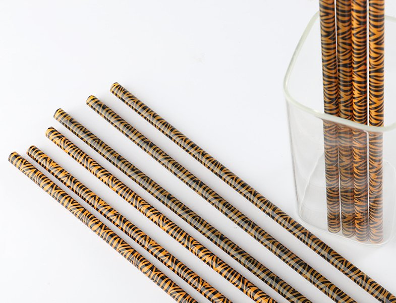 High Quality Printing Straw for Milk Tea Shop /Party Supplier