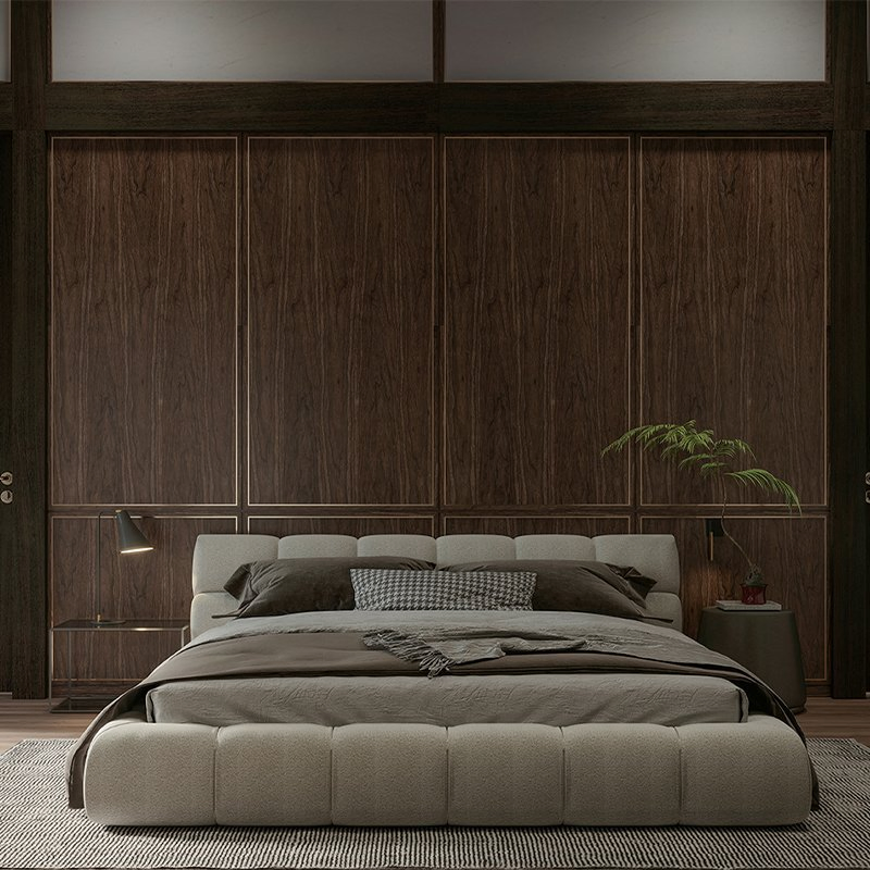 Smoked Engineered Wood Veneer Recon Veneer