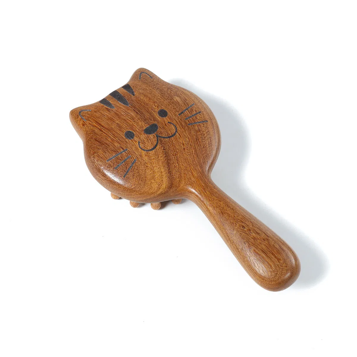 Sandalwood Bear Massage Comb/Cute Bear Wooden Acupoint Comb