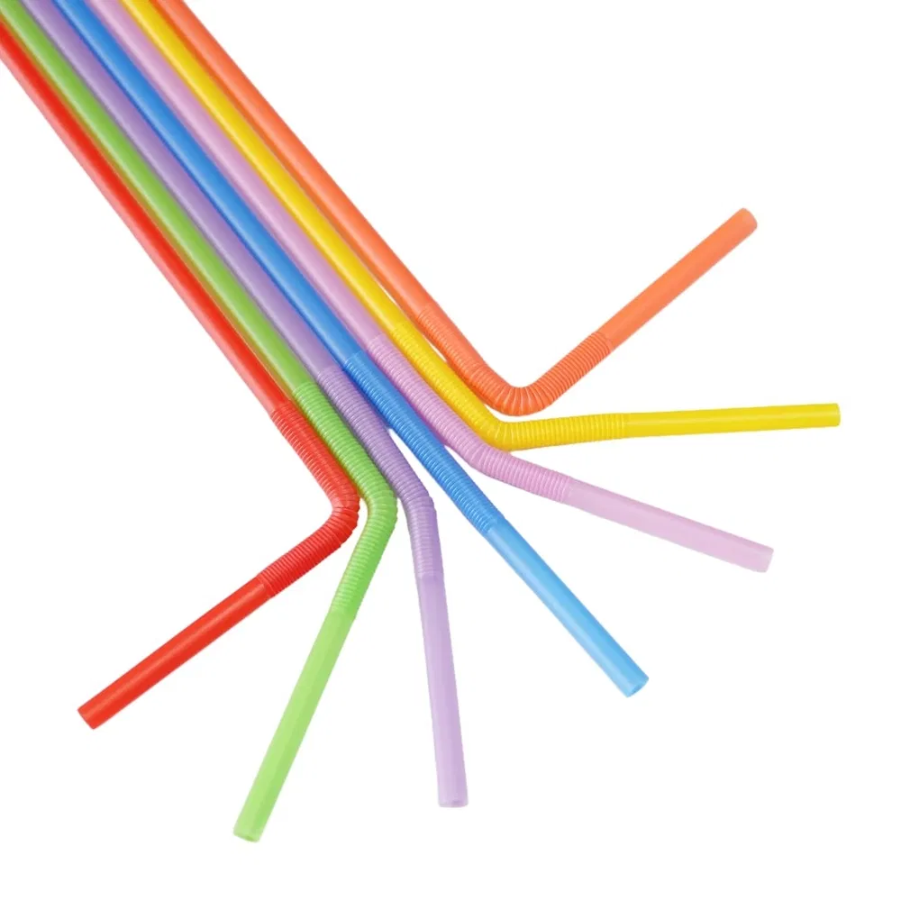 Non-Toxic and Odorless OEM ODM Custom Colored Plastic Juice Artistic Drinking Straw