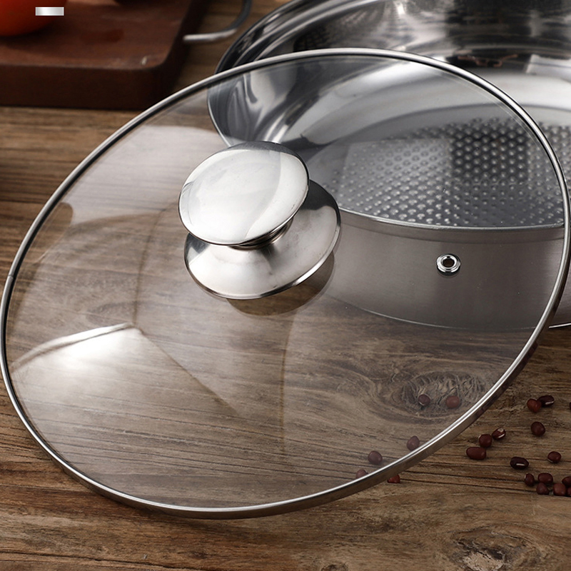 410 Stainless Steel Pot Set Cookware Set with Cover for Cooking