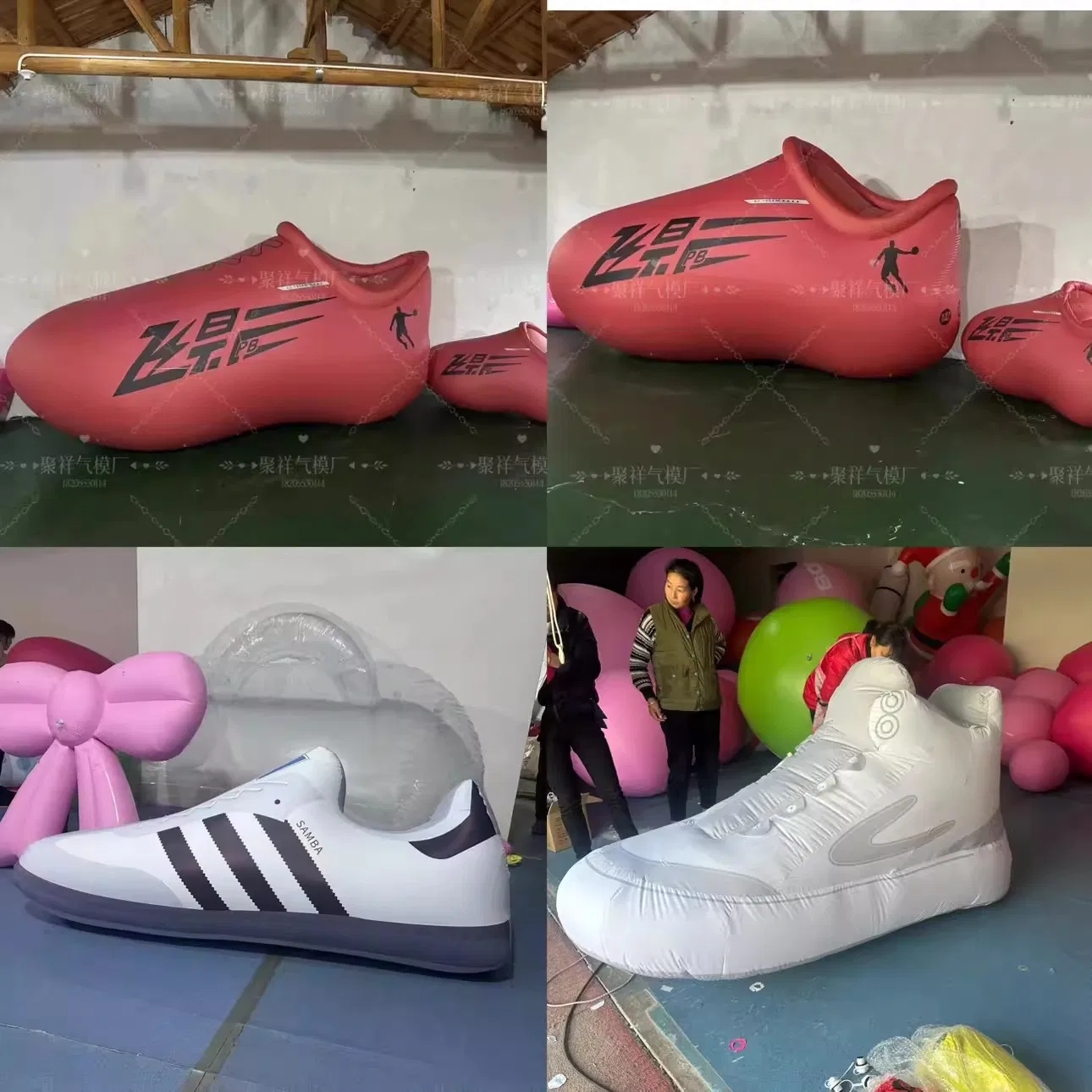 Boyi Giant Inflatable Shoe Sneaker Sports Shoes Balloon