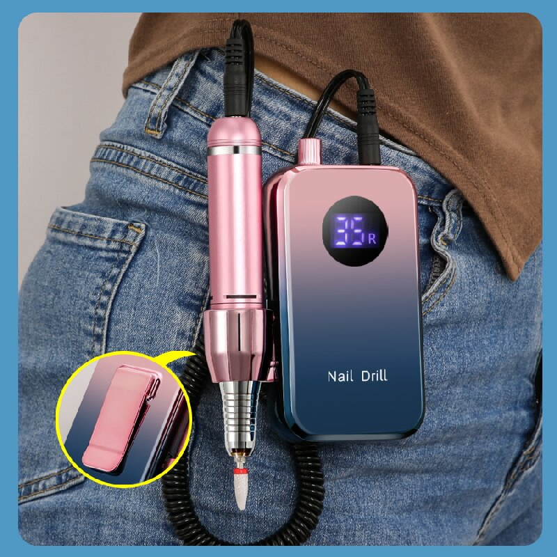 Duofu Professional Battery-Operated Nail Polishing Machine for Salon Quality