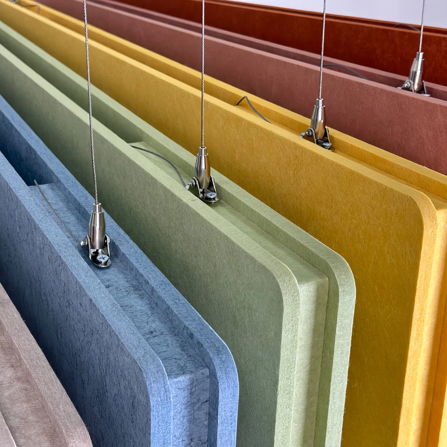 Worldwide Export Pet Felt Acoustic Ceiling Panels Tiles Soundproofing Material Bulk Supplier OEM ODM Sound Absorption Noise Control Solution