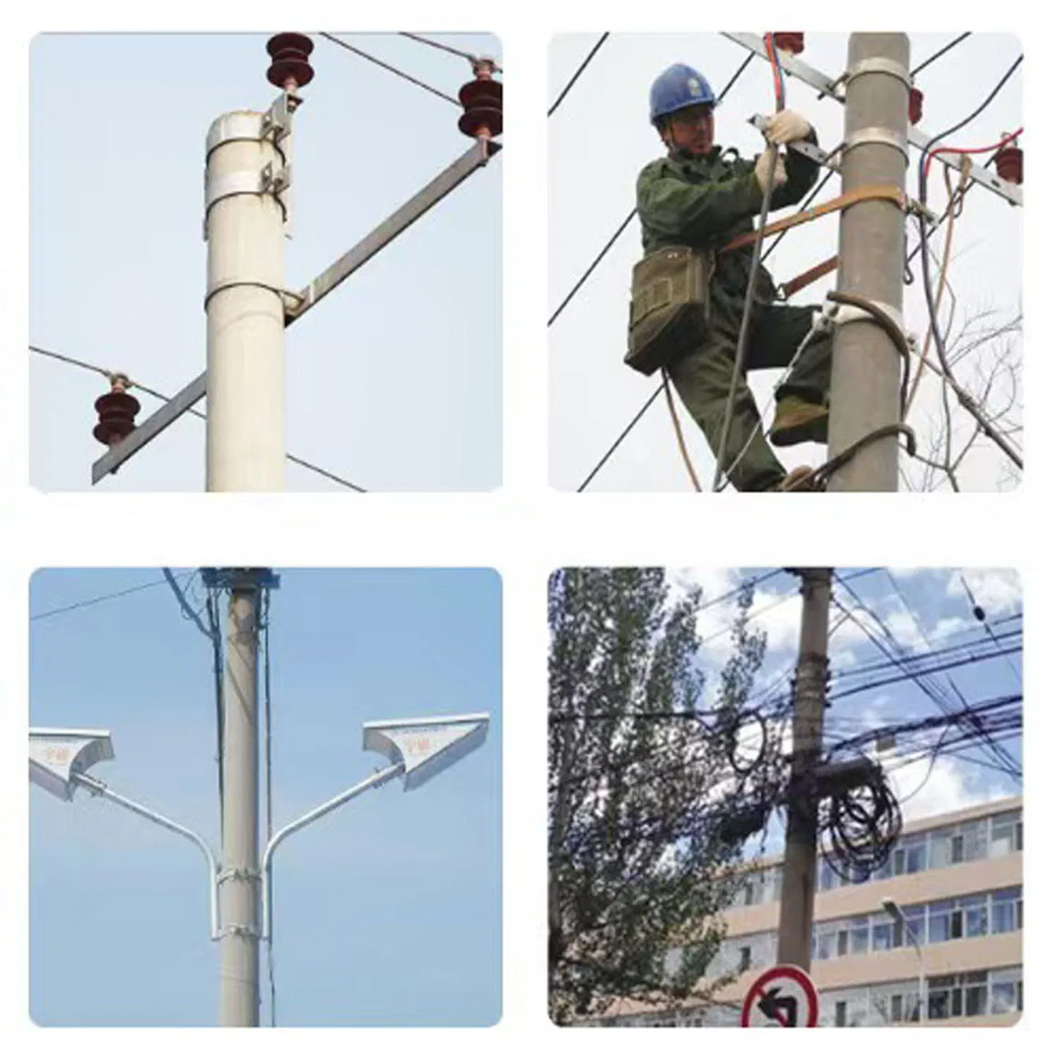 Хомут для крепления проводов на опорах ЛЭП