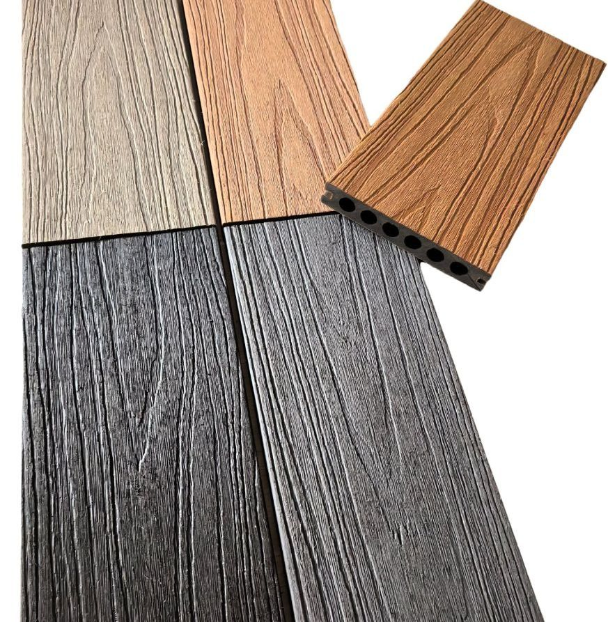 Ocox Sell Well New Pwc Wood Composite Board WPC Decking Floor Interlocking Tiles Outdoor