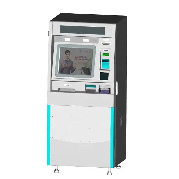15.6inch Semi Outdoor Self Payment Kiosk Machine with Printer and Banknote Acceptor