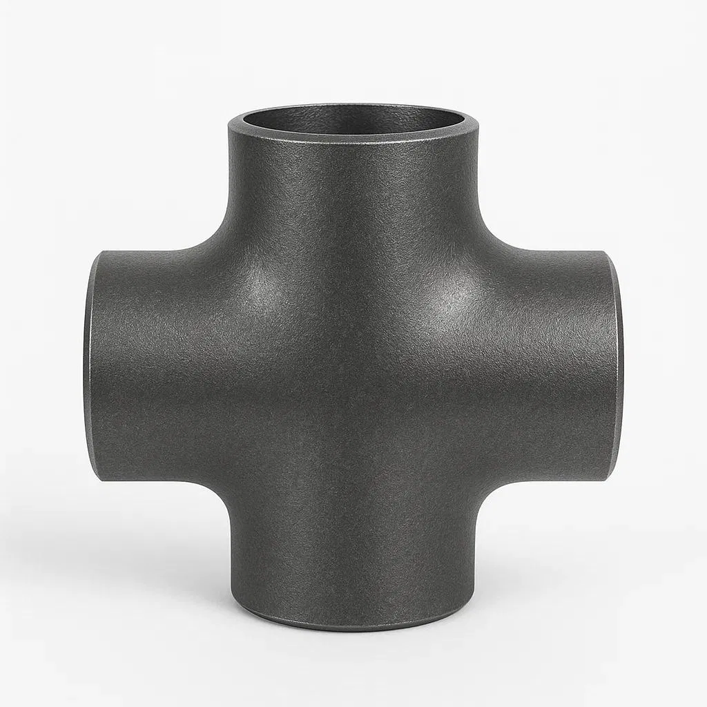 Quick-Install Four-Way Connector for Efficient Plumbing Setups— Pipe Cross