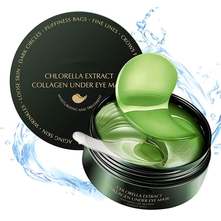 OEM Patches Wrinkles Treatment Gel Pads Seaweed Collagen Eye Mask
