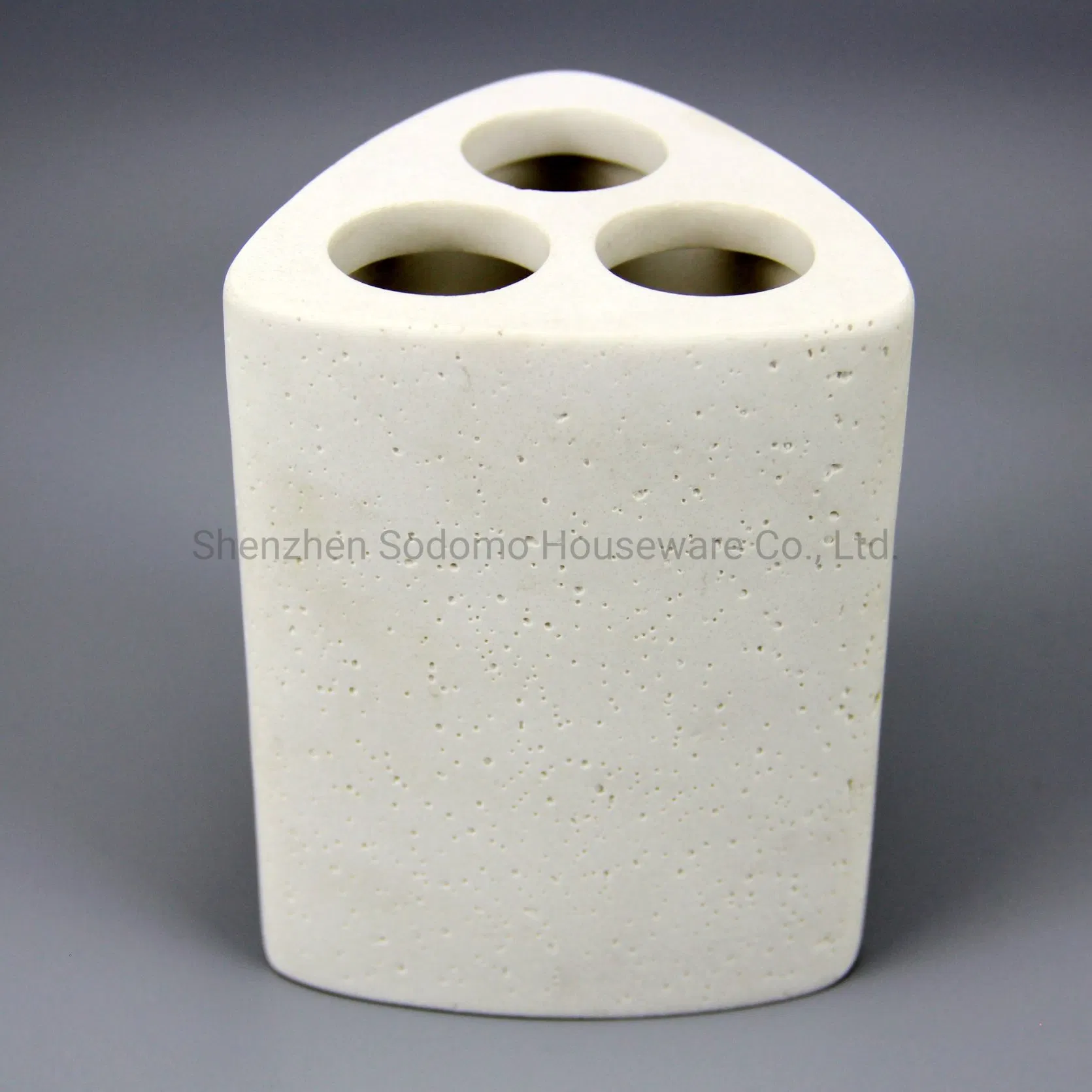Europe Style Imitated Stone Toothbrush Holder for Home (BP2402-WS)
