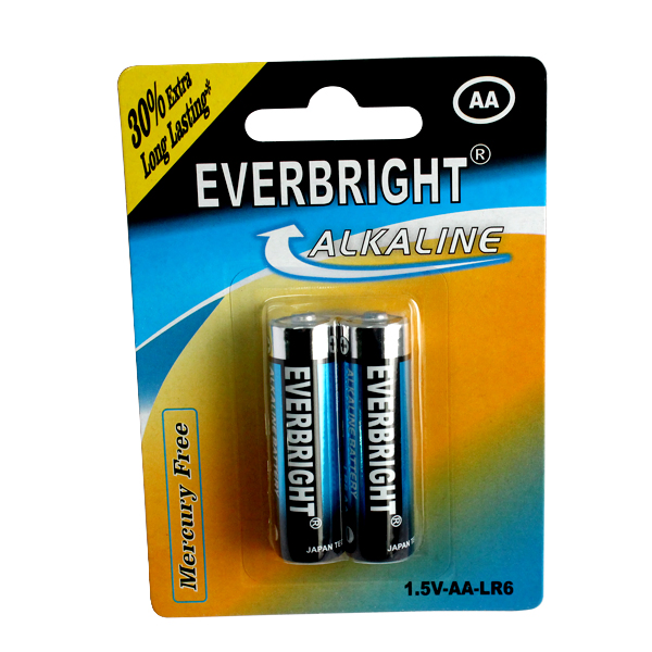 Leak Proof Long Endurance Lr6 AA Alkaline 1.5V Door Bell Battery