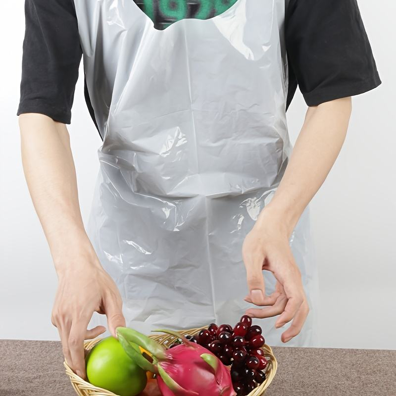 Disposable Medical Apron Waterproof PE Material Non-Sterile Hospital Healthcare Disposable PE Apron