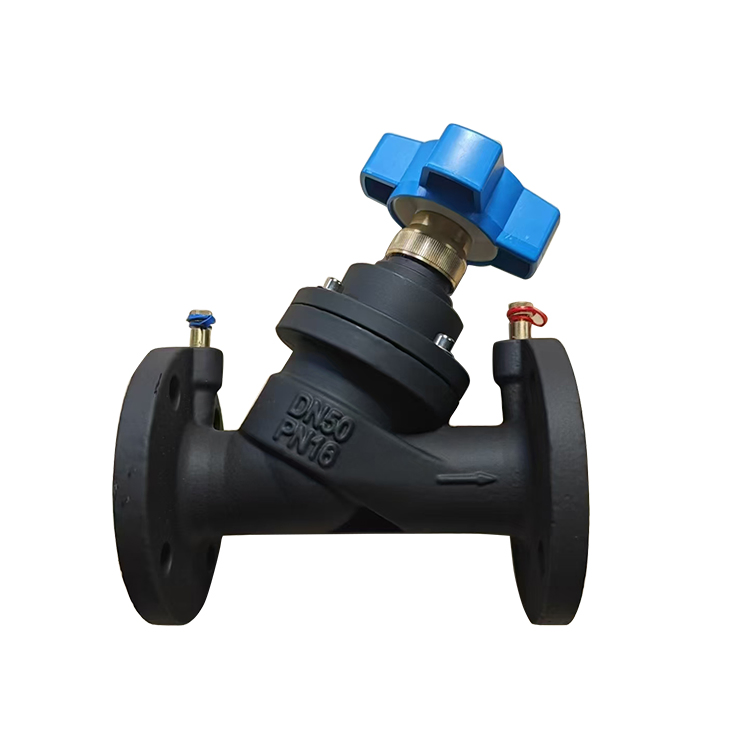 Балансировочный клапан GGG50 DN25 Pn16 с фланцем