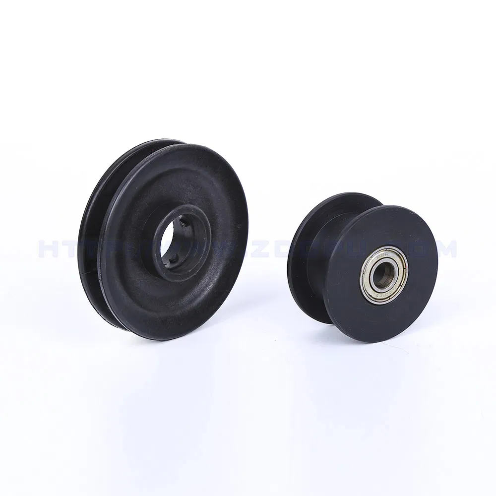 Zhongde Durable Molded Plastic POM/Nylon/ABS Wheel with Metal Core