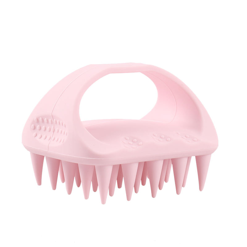 2023 Silicone Shampoo Brush Thin Version Full Silicone Hair Brush Head Massager Square Slip-Proof Scalp Massager