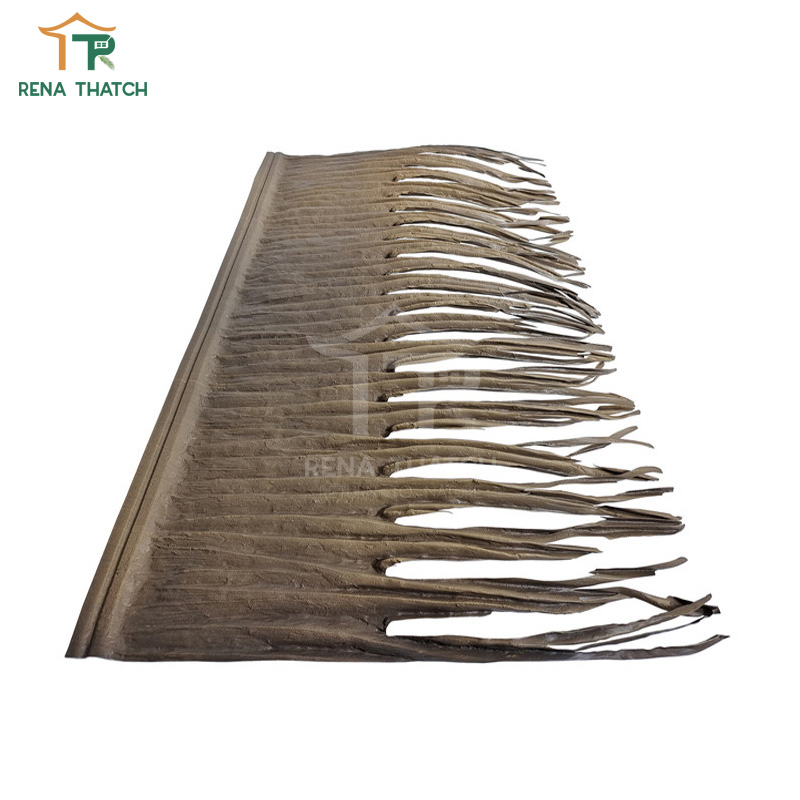 Artificial Class a Fire Rated Plastic Fiber Synthetic Palm Fronds Tiki Palm Ex Thatch