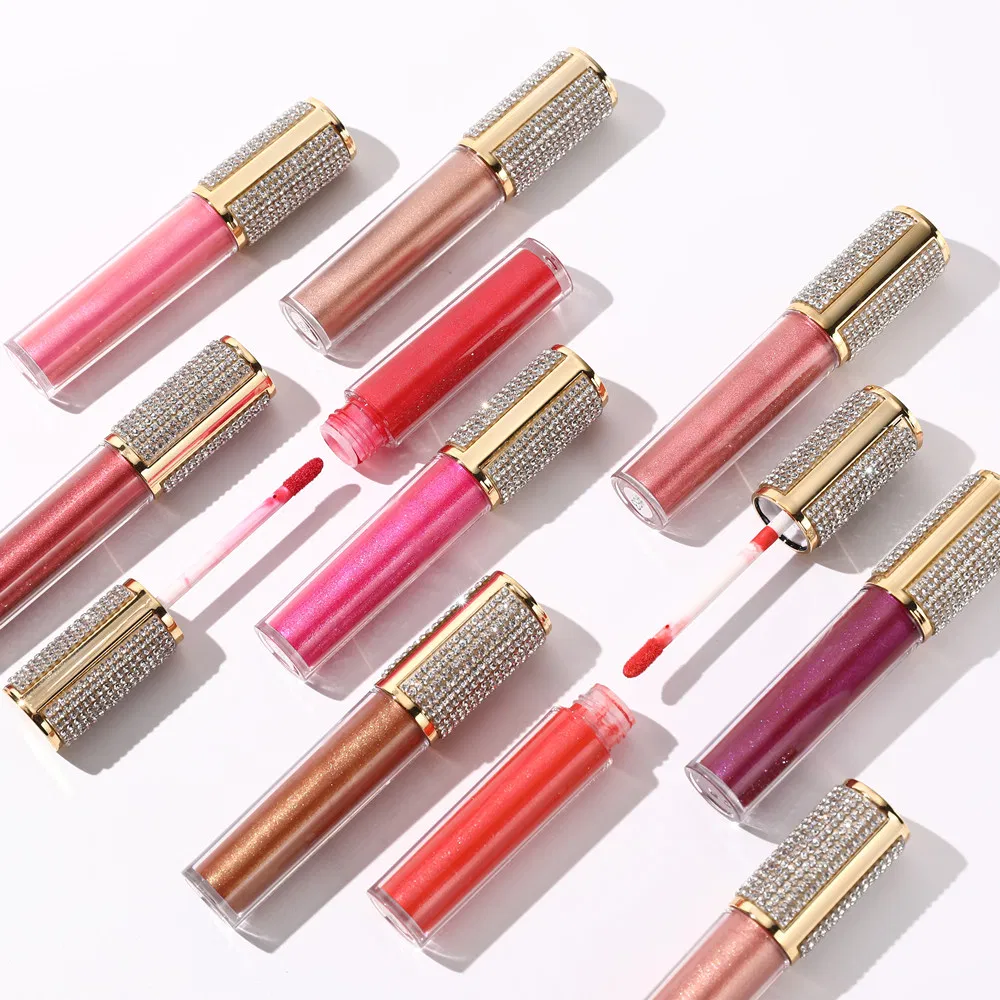 Hot Selling No Logo Moisturizing Silky Long-Lasting Slim Lip Gloss Natural Private Label Lipgloss