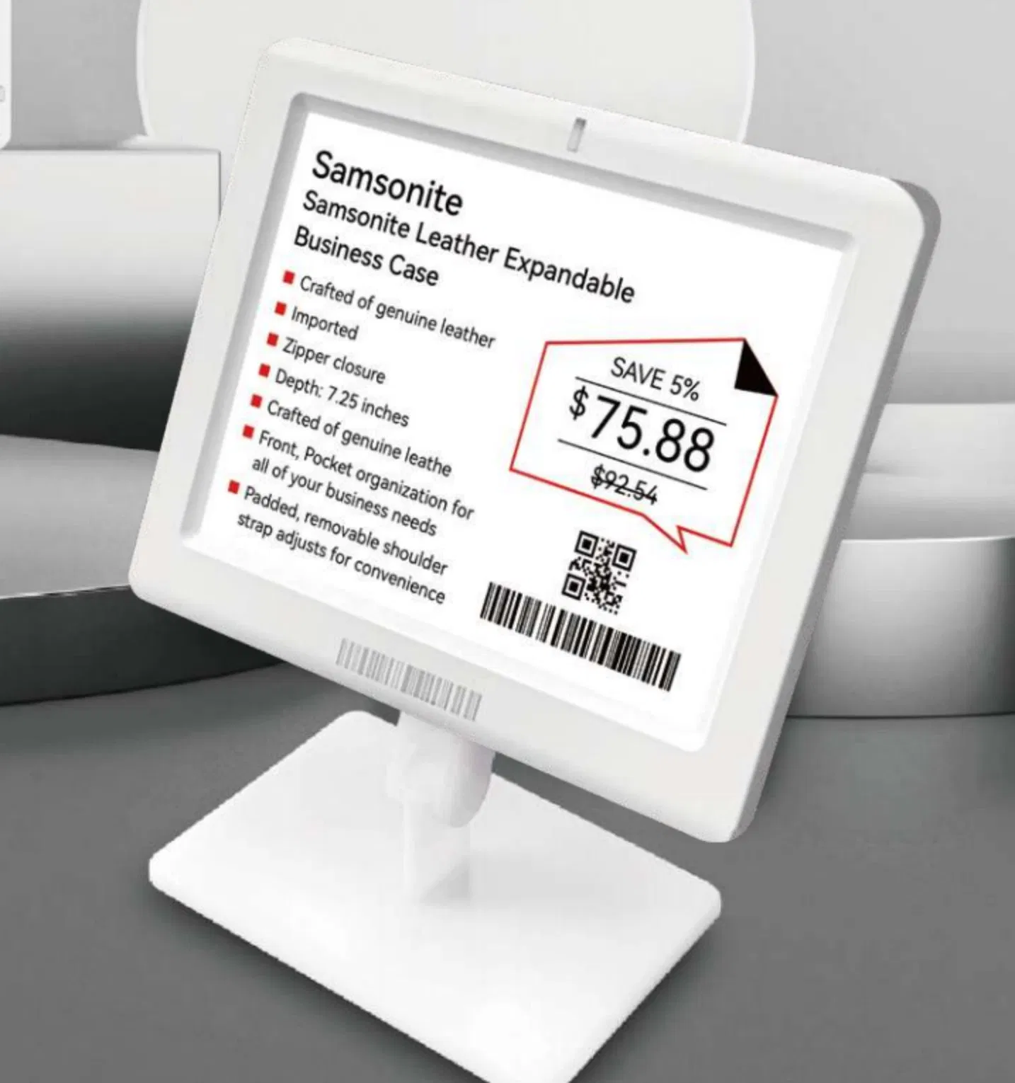 2.9 Inch Electronic Shelf Label E-Link E-Paper 2.4GHz ESL Price Tag for Retail Store Warehouse Supermarket.