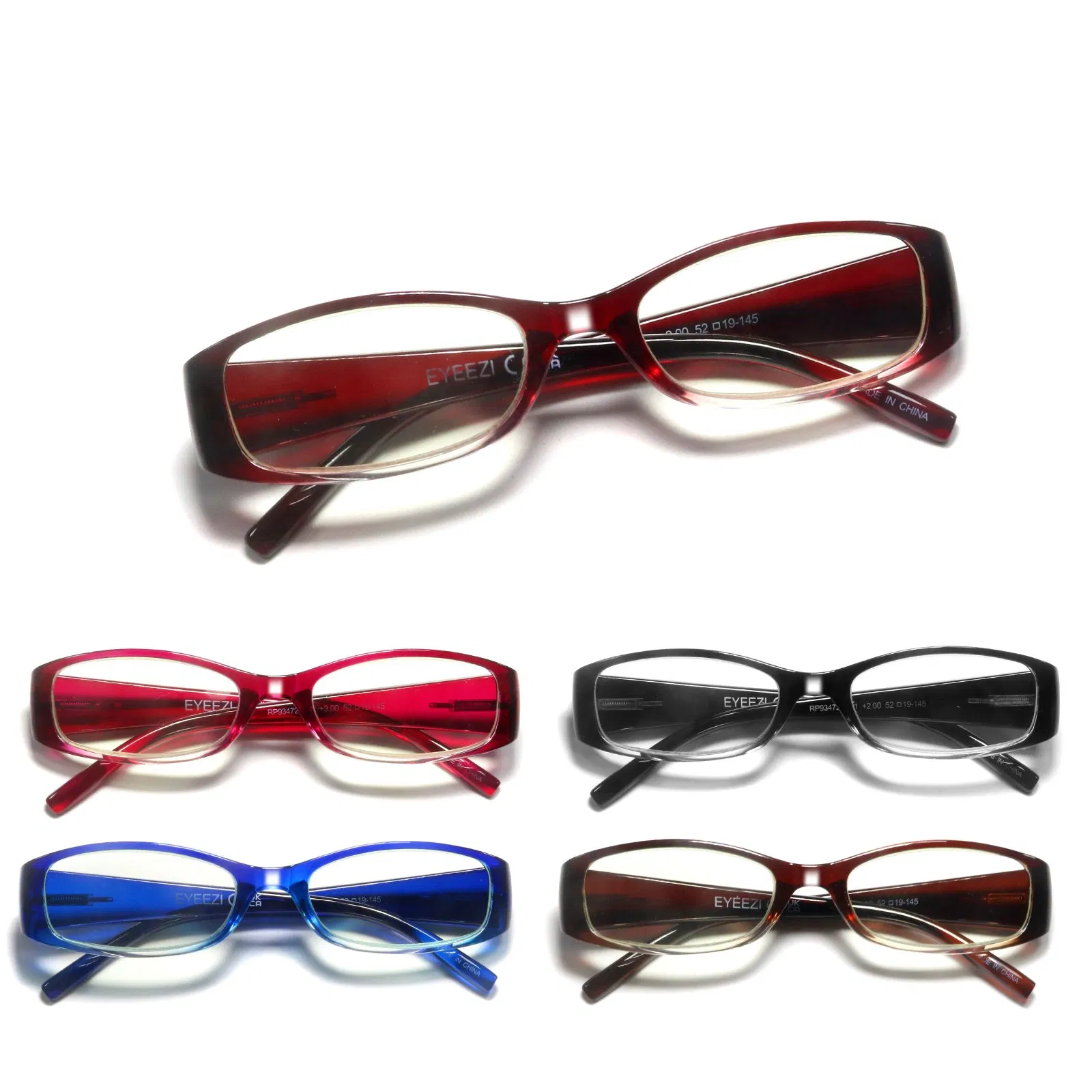 Wholesale Promotion One-Piece Fashion Ultra Slim Plastic Women Men Reading Glasses Custom Logo Design Unisex Men Women Glasses