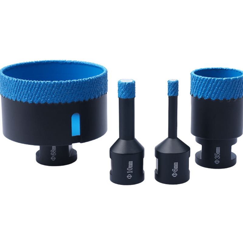 Versatile Diamond Matrix Core Bits for Glass and Tile Drilling