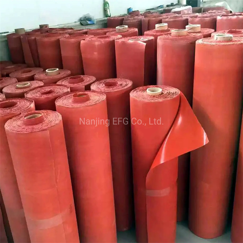 Long Using Life Silicone Rubber Coated Fiberglass Fabric for Furnace Curtains