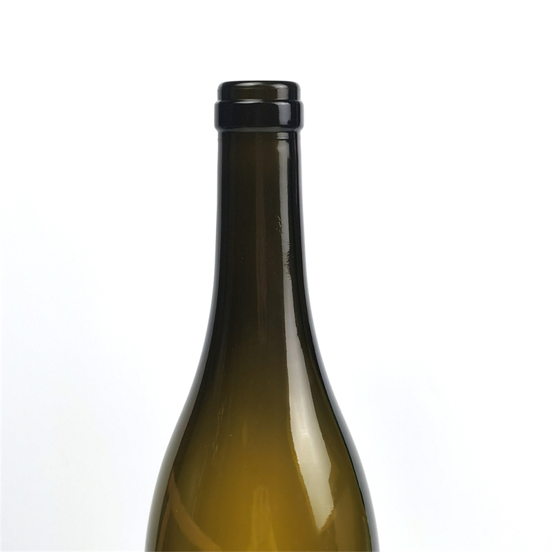 750ml Burgundy Bottle Cork Finish Grape Wine Glass Bottles