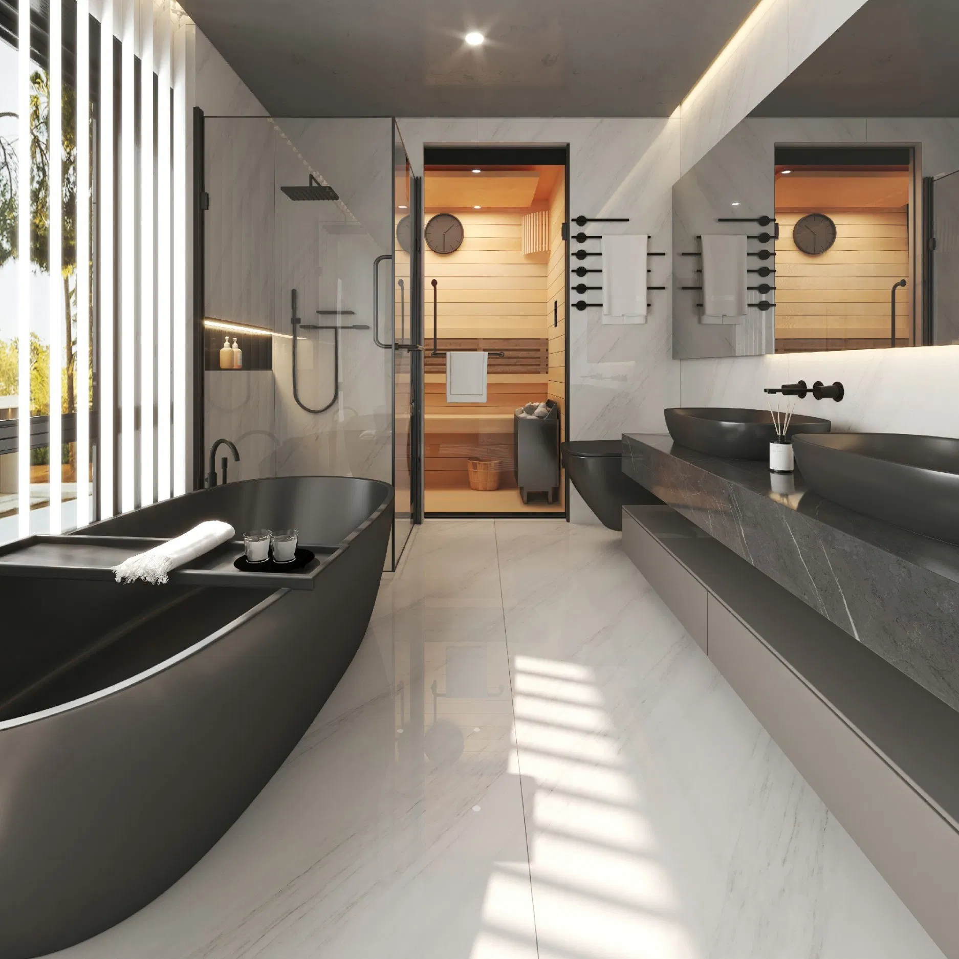 9s124f15A 1200*2400*9mm High-Abrasion Resistant Yugoslavian White Sintered Stone Floor Tile for Easy Clean Home Interiors