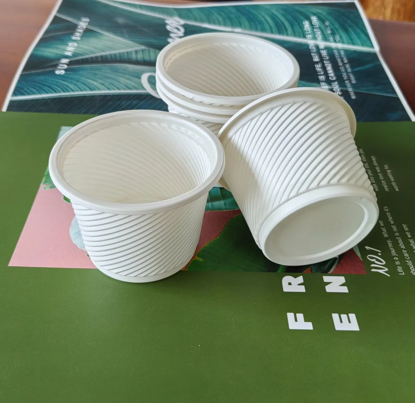 Биоразлагаемые стаканчики для десерта, 5 унций