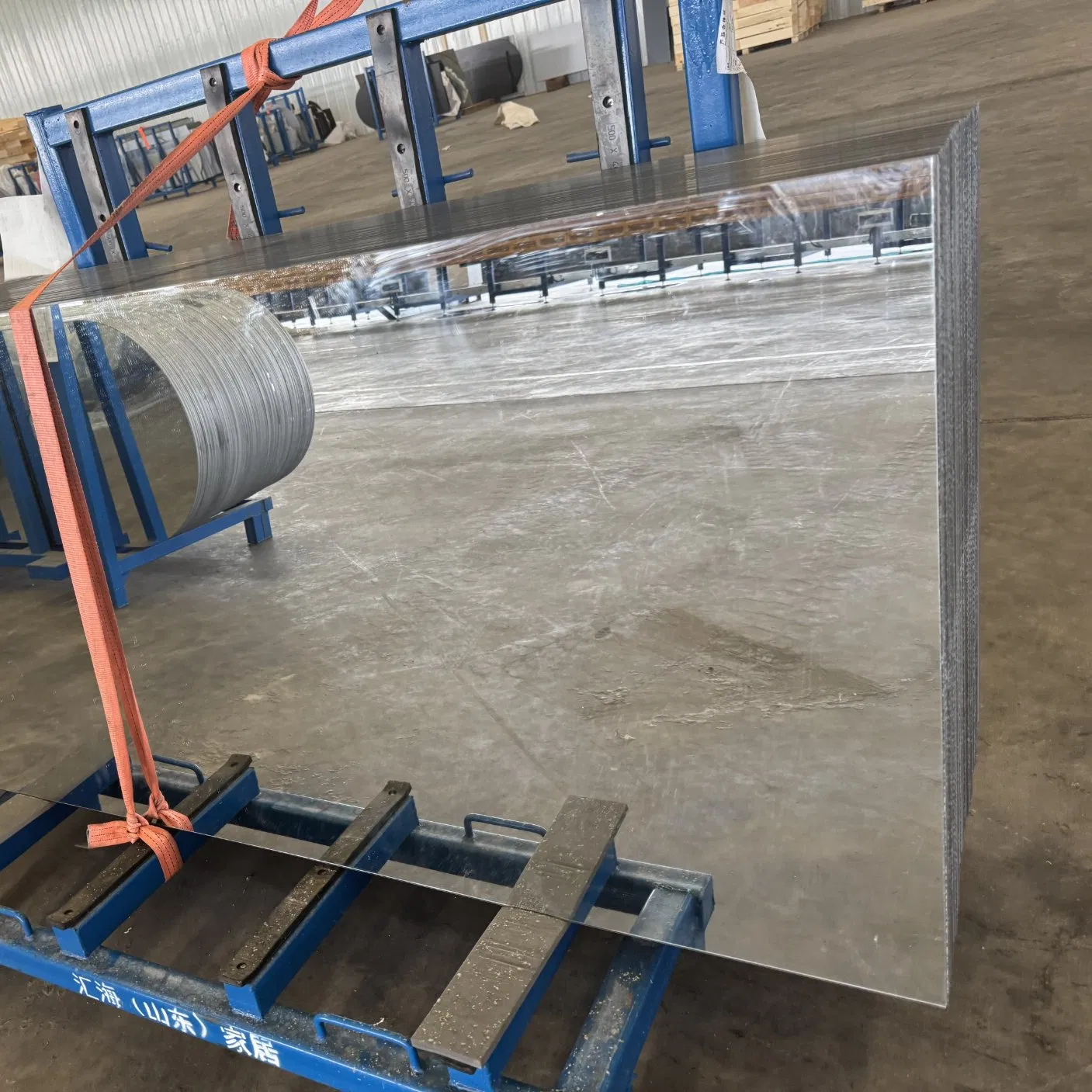 2mm to 8mm Waterproof Silver Mirror Glass, Double Coated