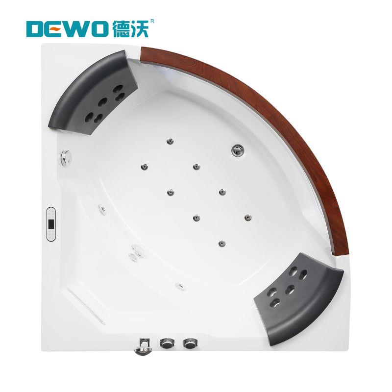 Угловая акриловая ванна SPA для двоих с гидромассажем