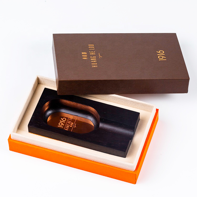 Customized Modern Handmade Wooden Travel Luxury Cigar Holder Cigar Humidor Box