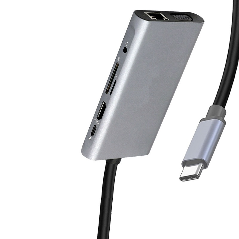 Versatile 10-in-1 USB-C Hub for Ultimate Laptop Connectivity