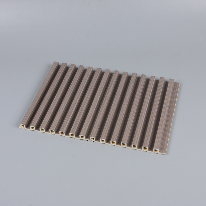 Building Decoration Material Customization Hotel Background Decorate Bamboo Wooden Waterproof 3D Great Slat WPC PVC Composite Ceiling Cladding Fluted Wall Panel