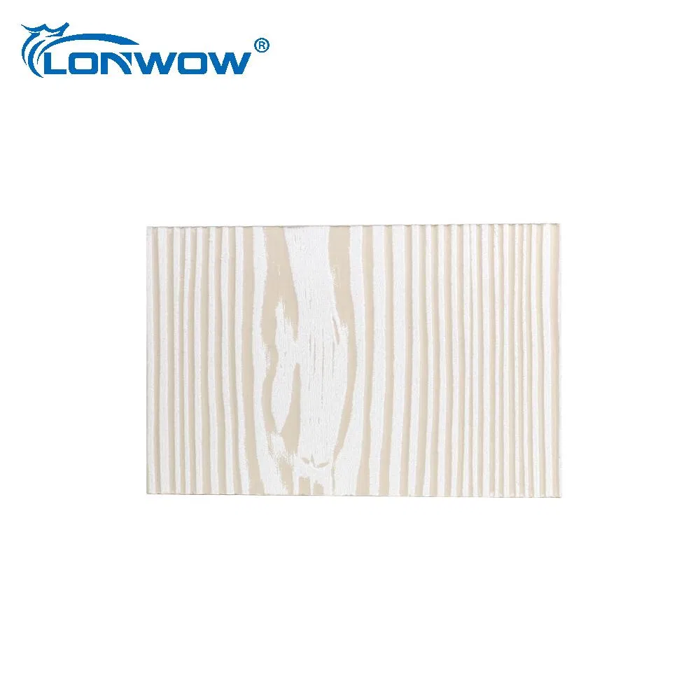 Wood Grain Fiber Cement Board Decorative Wall Siding
