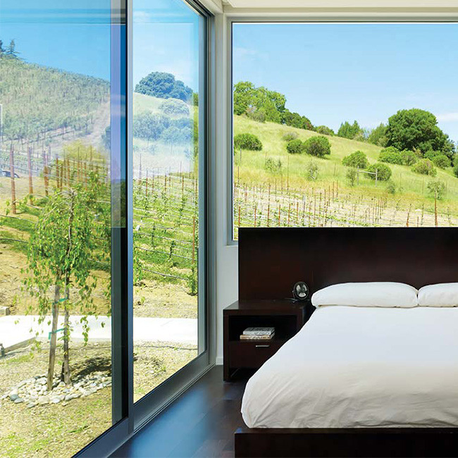 Modern Customized Doors with America Standard Thermal Break Argon Glass Aluminum Door