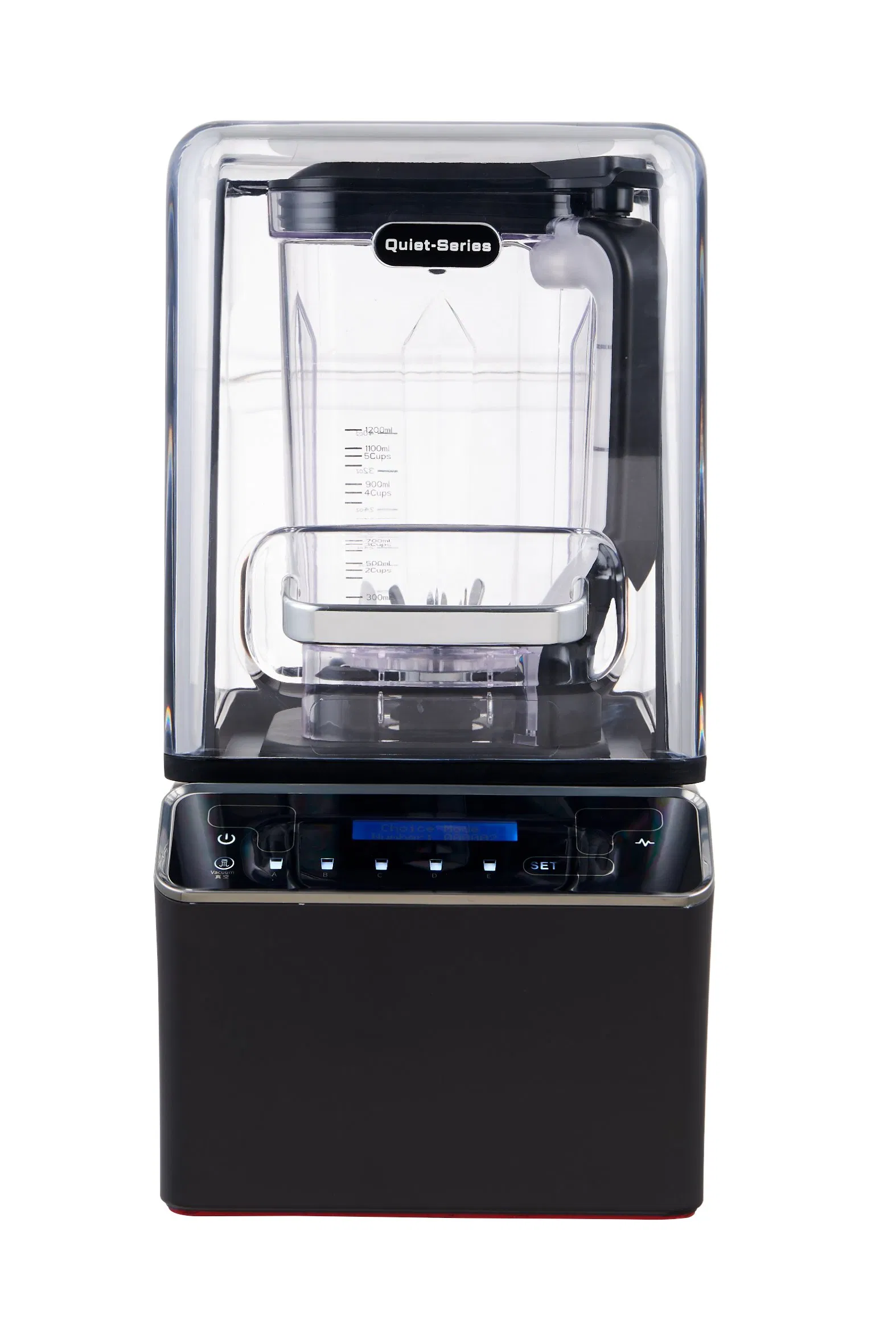 Strong Horsepower Vacuum Commercial Blender Juicer Smoothie Blender with Sound Enclosure
