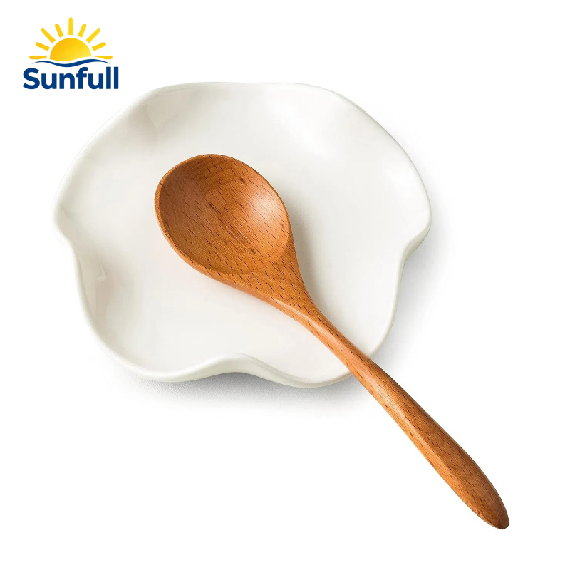 Cute Stove Spoon Holder Ceramic Spoon Rest for Kitchen Counters 5.3-Inch (approximately 14.9-cm) Coffee Spoon Tray Dish Rack Ideal for Cooking.