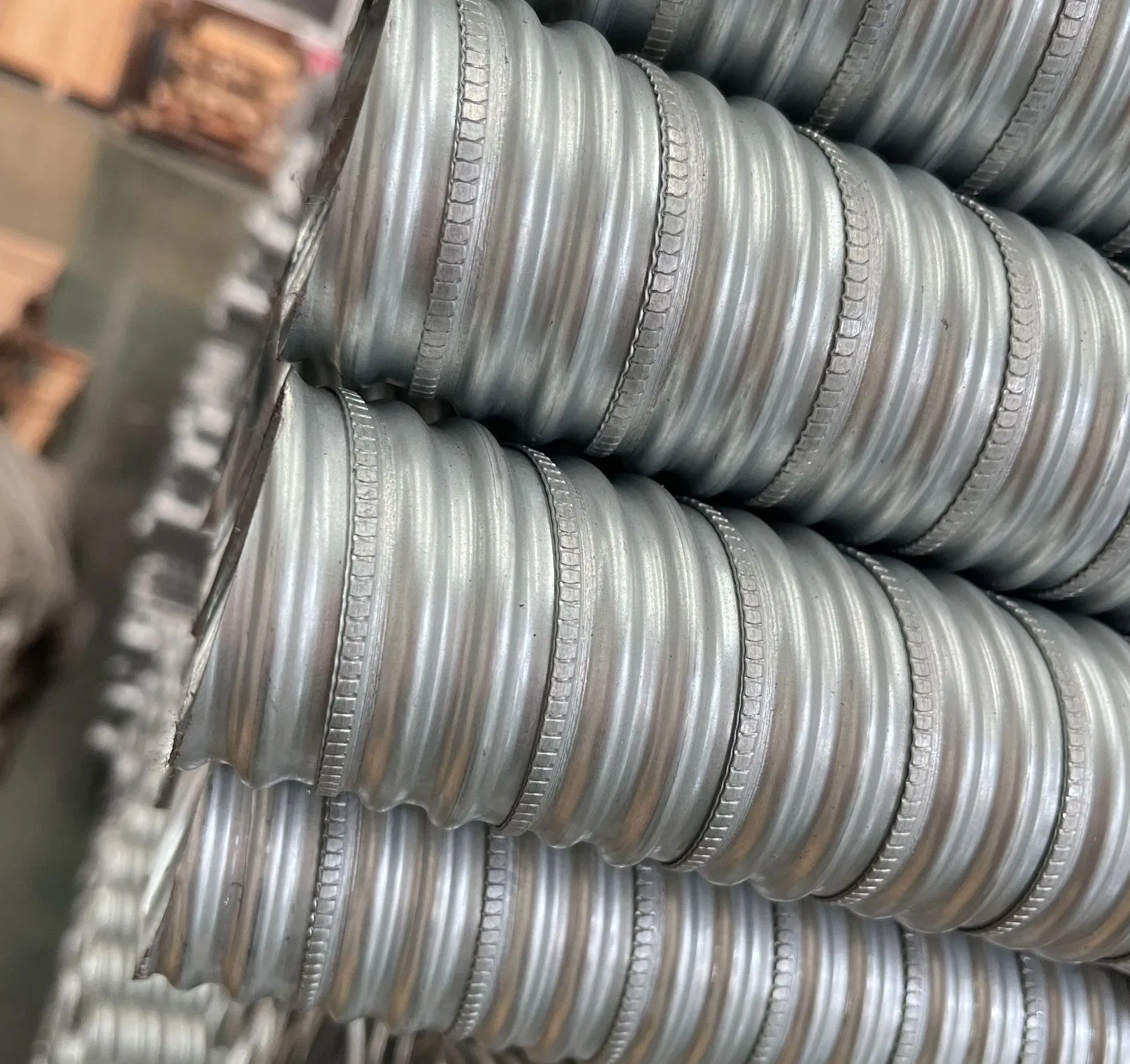 Metal Post Tensioning Galvanized Corrugated Duct for PC Strand 70mm