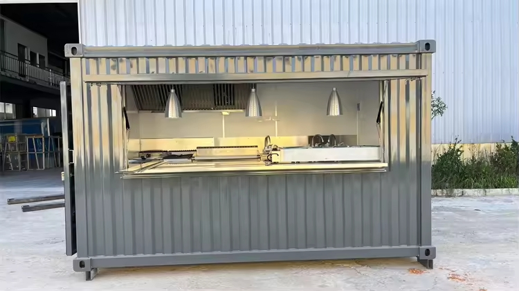 20FT New Build Small Business Modular Container Kitchen Cafe Bespoke Coffee Shop Container