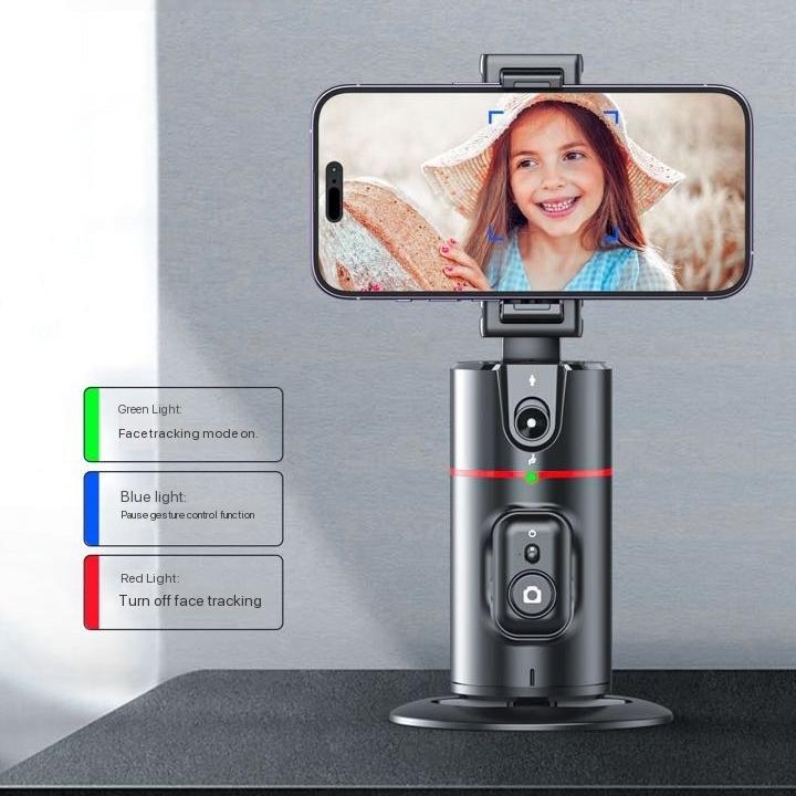 P02 Portable Cardle Head Gesture Tracking Mobile Phone Holder