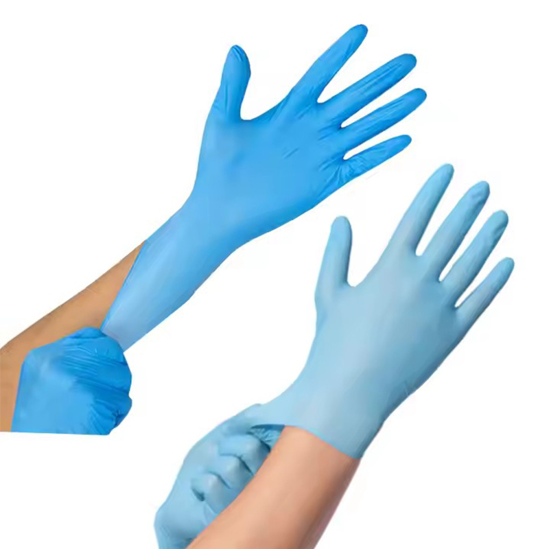 China Factory Direct Wholesale Disposable Nitrile Examination Gloves Safety Protective Nitrile Gloves