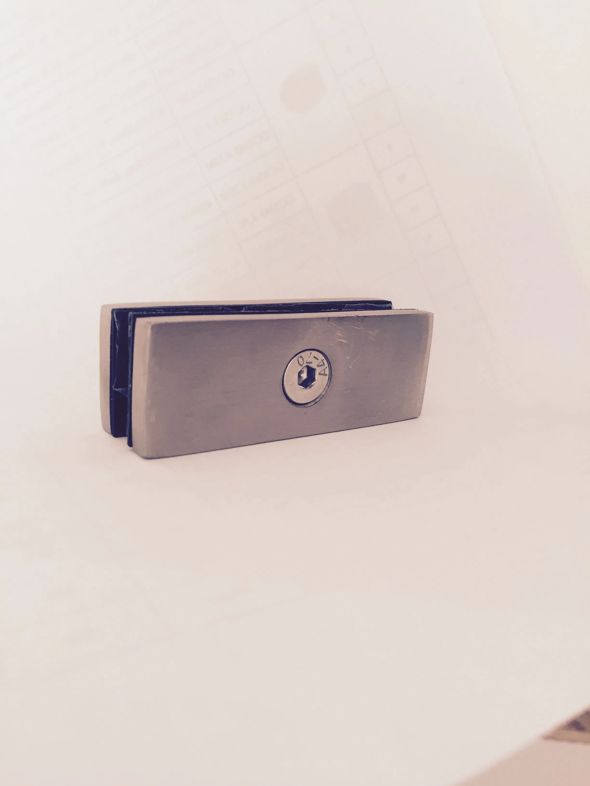 Stainless Steel Glass to Glass Clamp H Clamp Glass to Glass Connector
