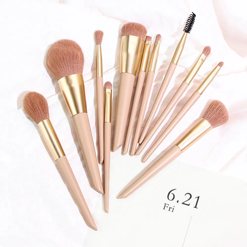 11PCS Kabuki Beauty Make up Brushes Tool Cosmetic Powder Eyeshadow Maquiagem Makeup Brush Set