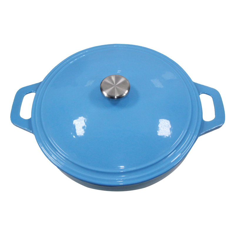 Чугунная эмалированная жаровня Dutch Oven, 30 см