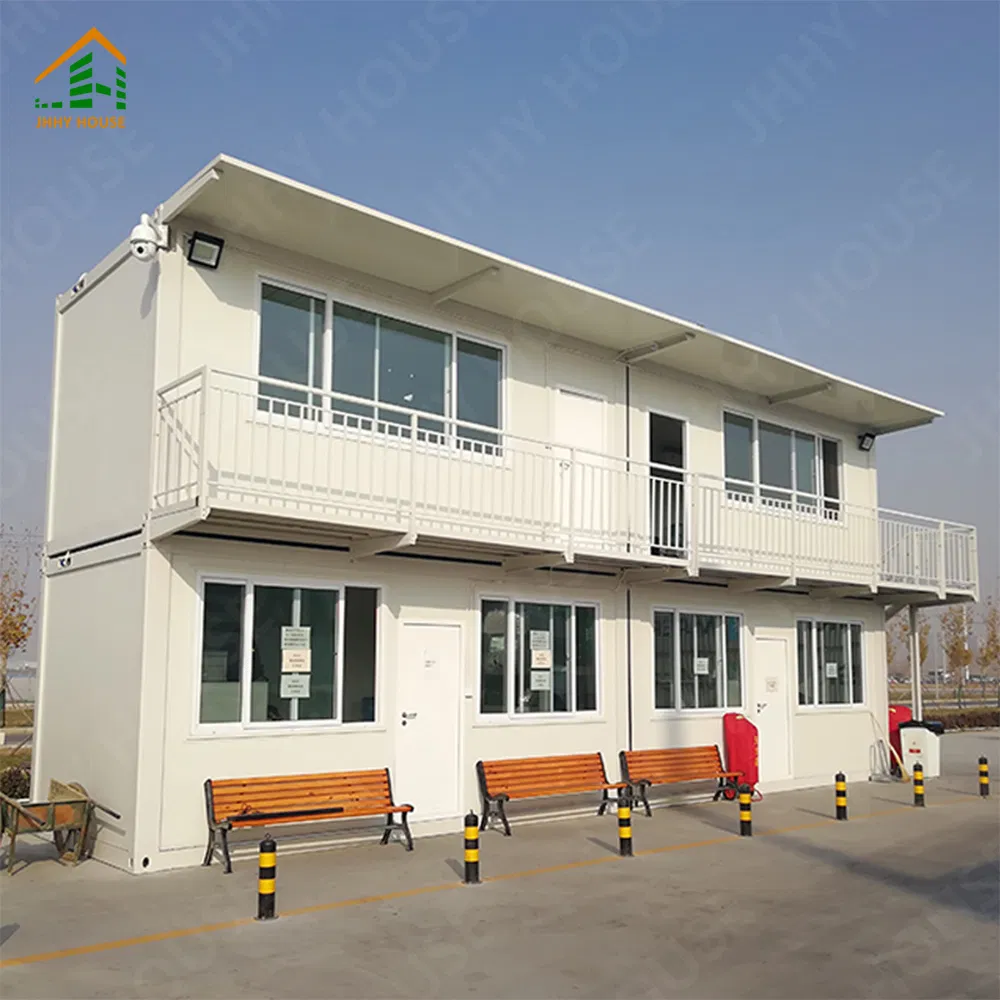 Flat Pack Luxury Office 2 Floors Mobile Homes Steel Tiny House Portable Modular Prefab Container Homes Prefabricated House