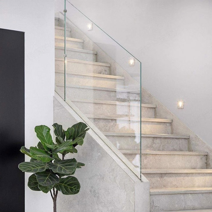 Manufacturer Wholesale 6.38mm 8.38mm 10.38mm 10.76mm Skywalk Railing PVB Explosion-Proof Laminated Glass