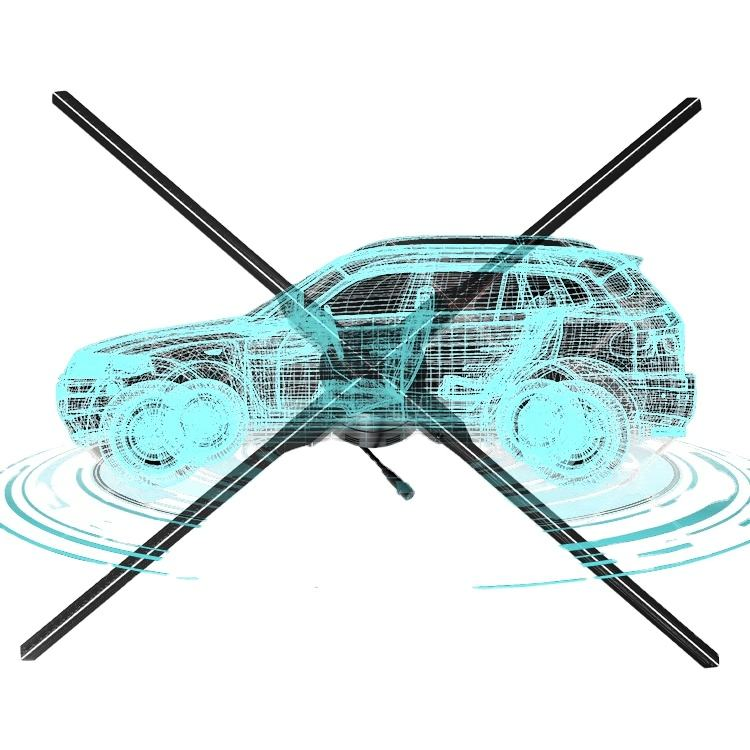 Large Size 3D Hologram Fan with WiFi APP Control for Trade Show