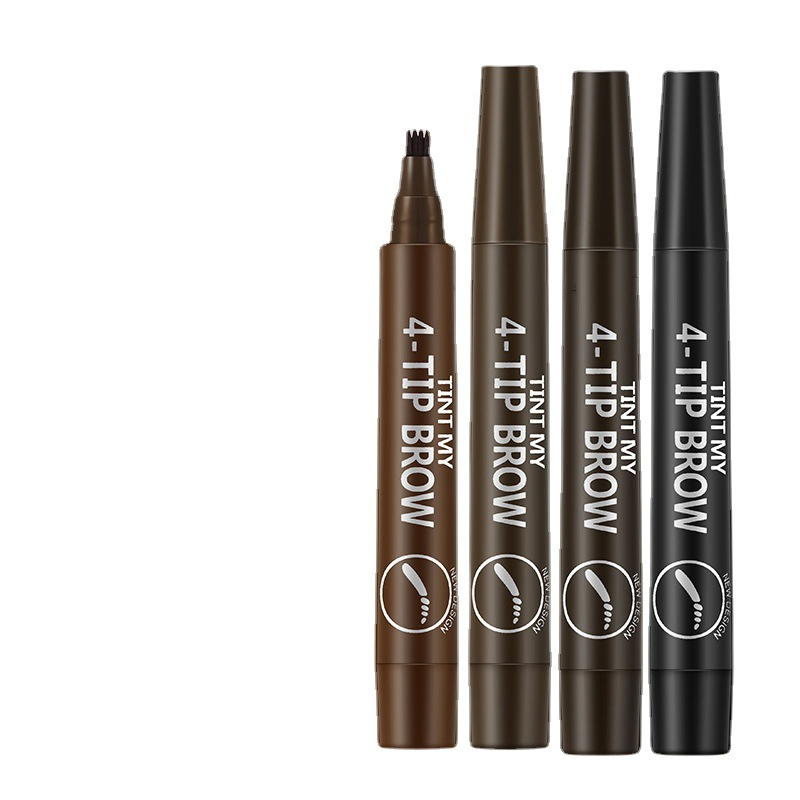 Waterproof Liquid Eyebrow Pencil for Precise Application, Long-Lasting & Smudge-Proof